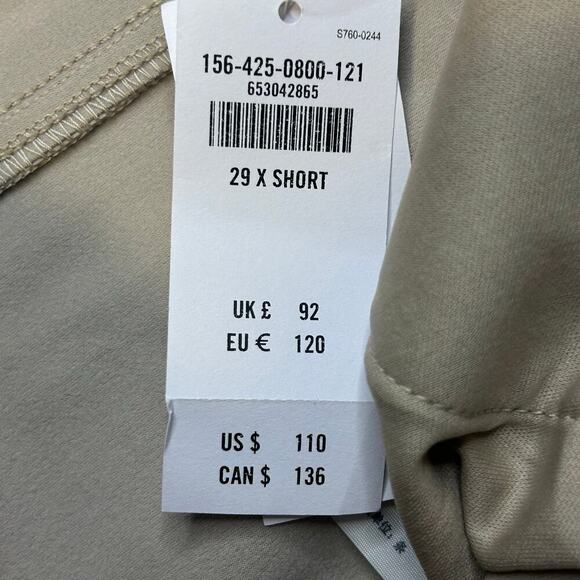 Abercrombie & Fitch NWT 90's straight ultra high rise faux leather pants 8 XS - Picture 4 of 6